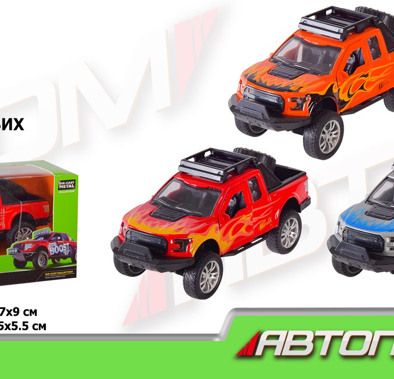Машина мет. АВТОПРОМ арт.  AP74169 (96шт/2) 1:32,3 кольора,відкр.двері,короб.15,5*8,5*6,8см