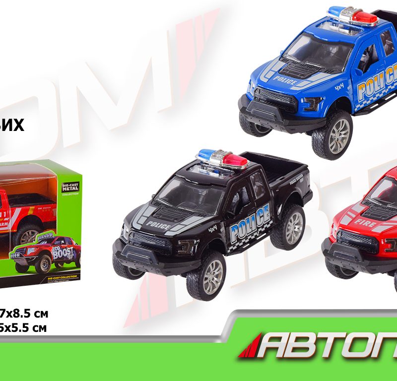 Машина мет. АВТОПРОМ арт.  AP74172 (96шт/2) 1:32,3 кольора,відкр.двері,короб.15,5*8,5*6,8см