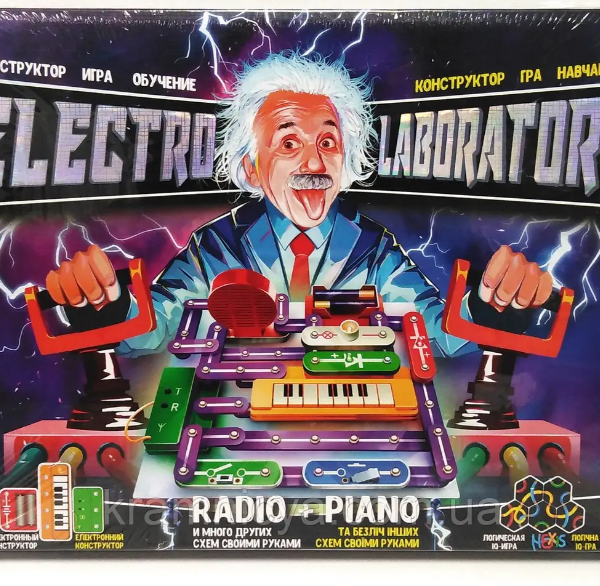 Електронний конструктор "Electro Laboratory. Radio+Piano" Danko Toys ELab-01-03 Radio+Piano
