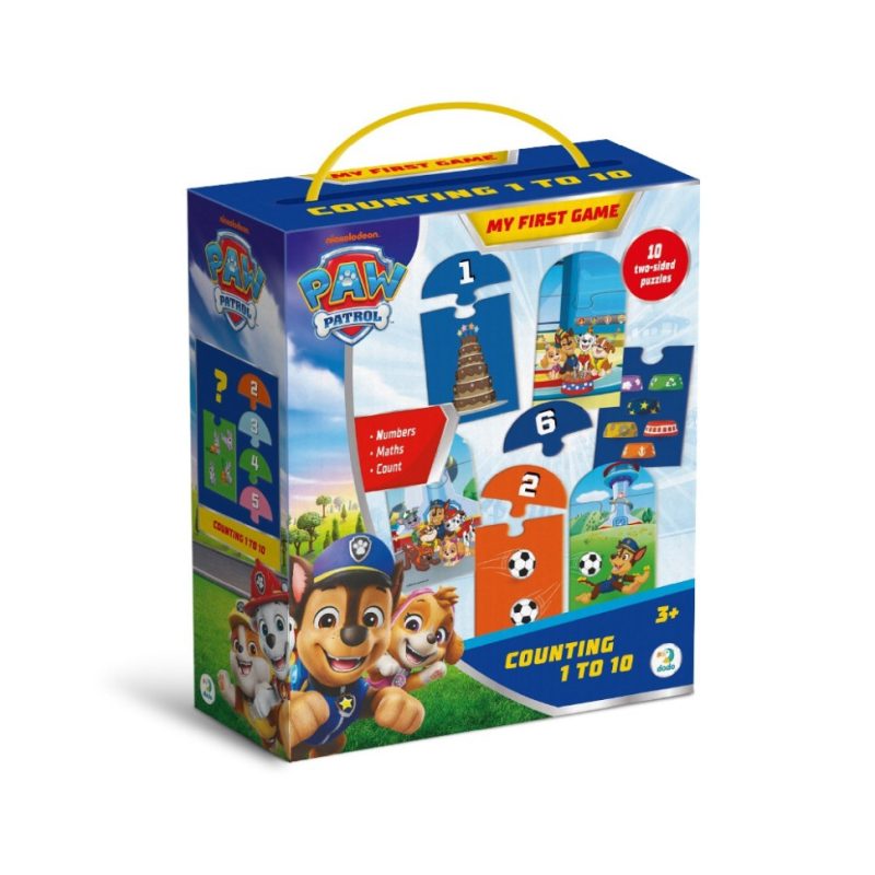 Пазл дитячий "Paw Patrol лічба від 1 до 10" 200621, 20 елементів