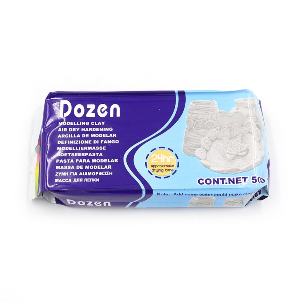 Маса для для ліплення "Dozen" DSCN0667 білий, 500 грам