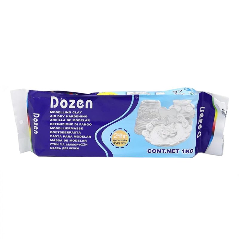 Маса для для ліплення "Dozen" DSCN0668 білий, 1 кілограм