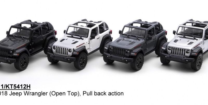 Колекційна іграшкова машинка Jeep Wrangler KT5412WH інерційна