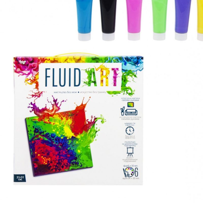 Набір креативної творчості "Fluid ART" FA-01-01-2-3-4-5, 5 видів FA-01-05