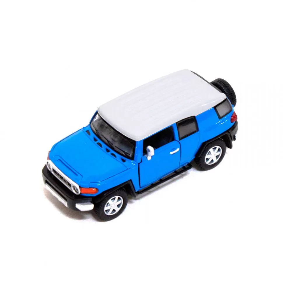 Дитяча залізна машинка TOYOTA FJ CRUISER КТ5343, інерційна  Синій