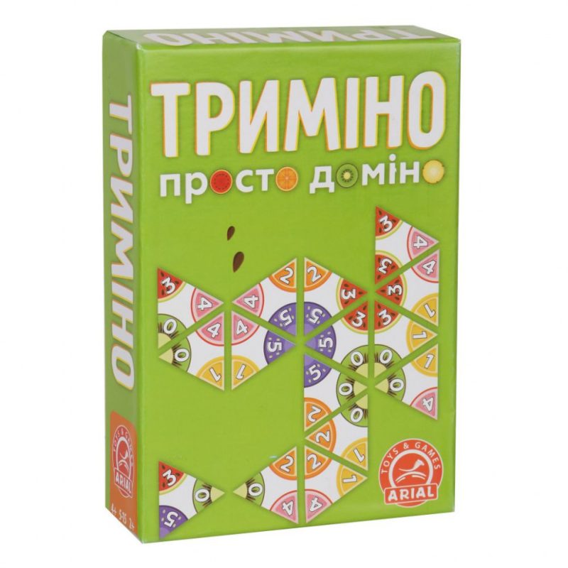 Настільна гра Триміно (Супердоміно) Arial 911081, 56 фішок