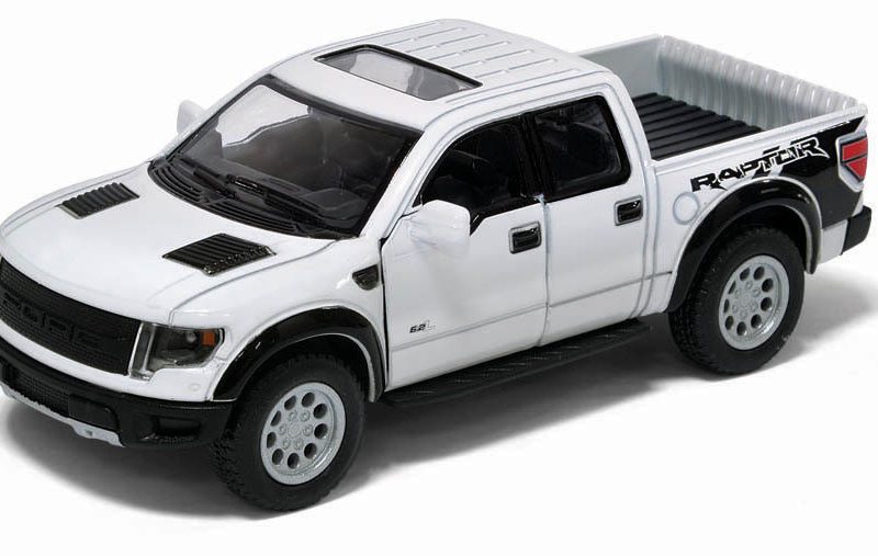 Дитяча колекційна машинка FORD F-150 КТ5365 інерційна Білий
