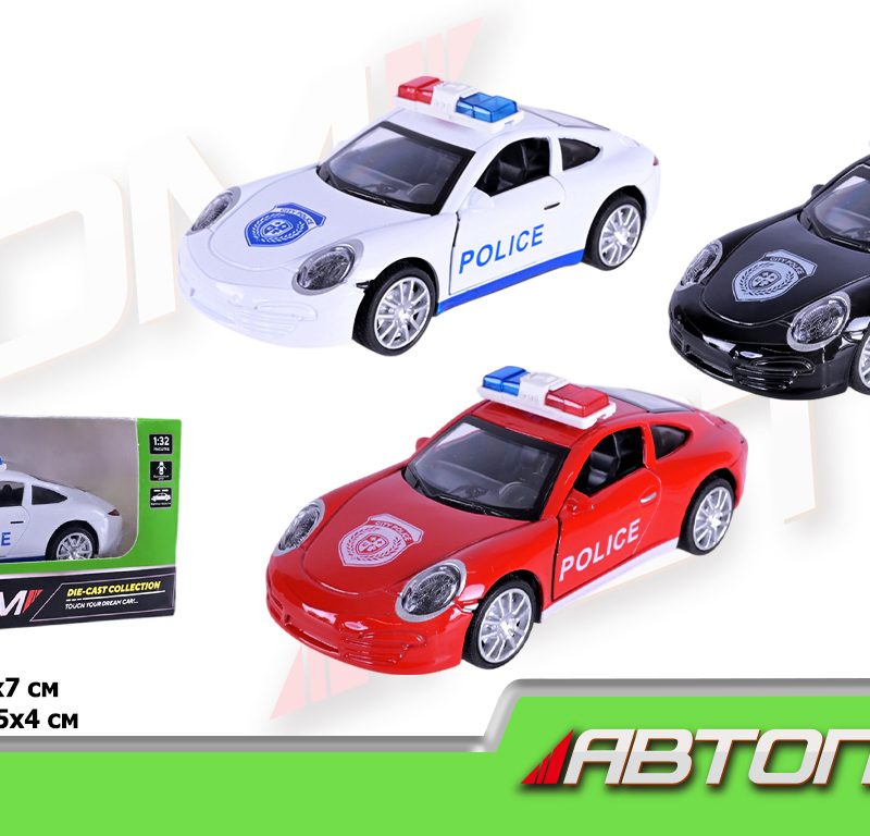 Машина мет. АВТОПРОМ арт. AP74185 (48шт/2) 1:32,3 кольори, відкр.двері,короб.16*7*7см