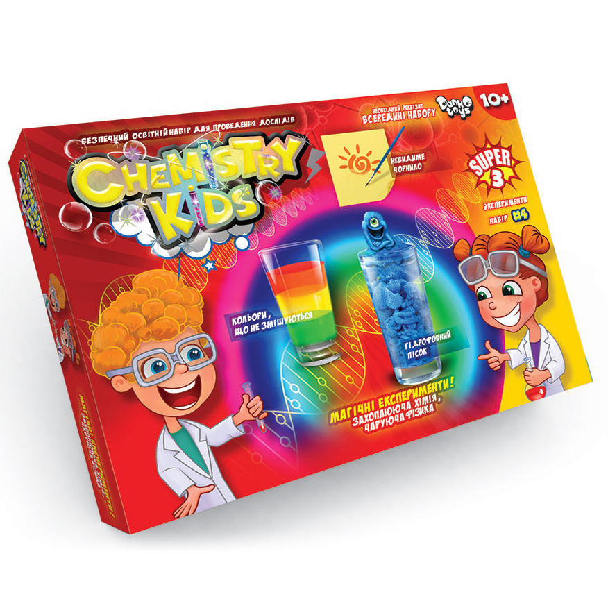 Дитячий набір для проведення дослідів CHEMISTRY KIDS CHK-02 CHK-02-04U