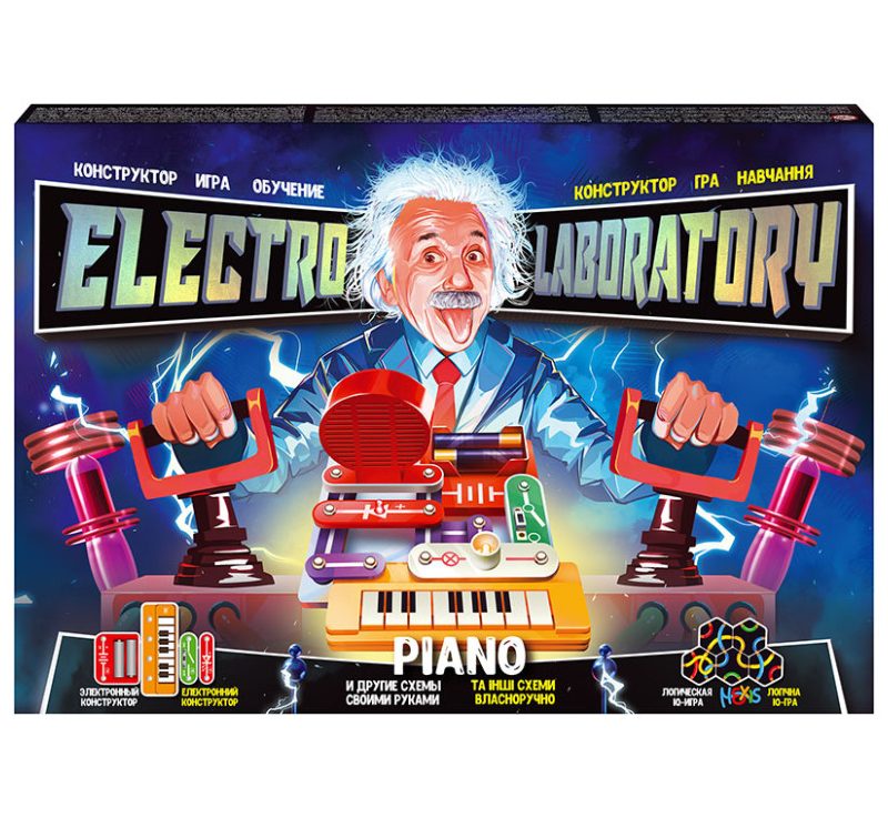 Електронний конструктор "Electro Laboratory. Radio+Piano" Danko Toys ELab-01-03 Piano