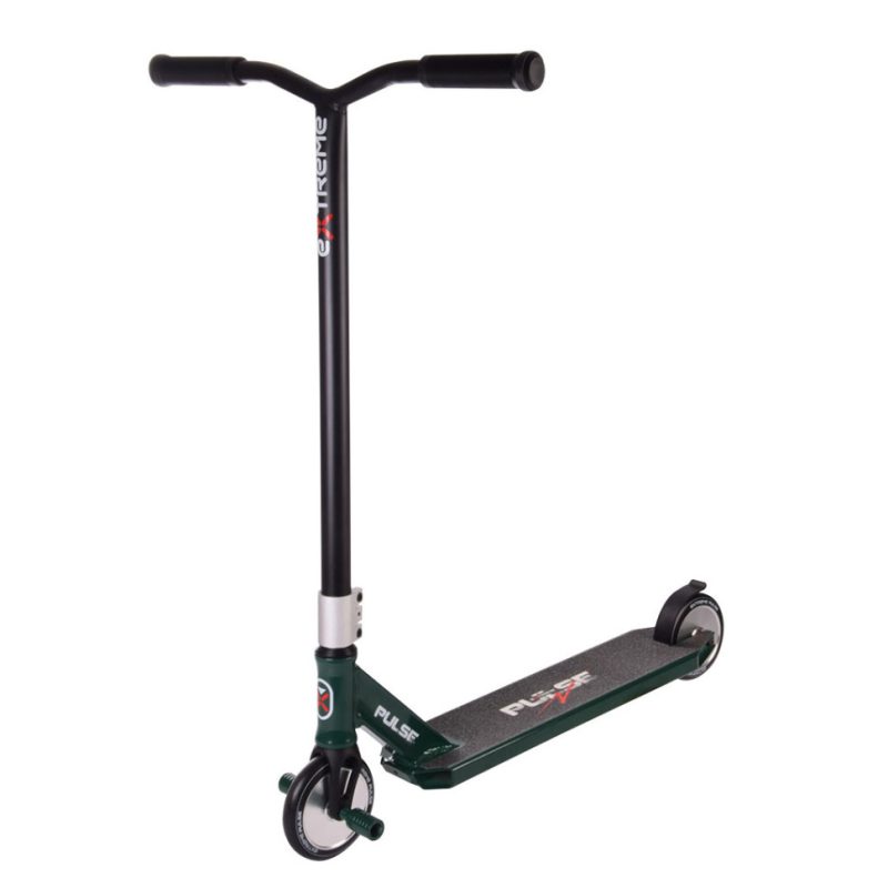 Самокат трюковий 2-х колісний TR21008 (RL7T) Extreme Motion PULSE, PU 120 мм. Зелений