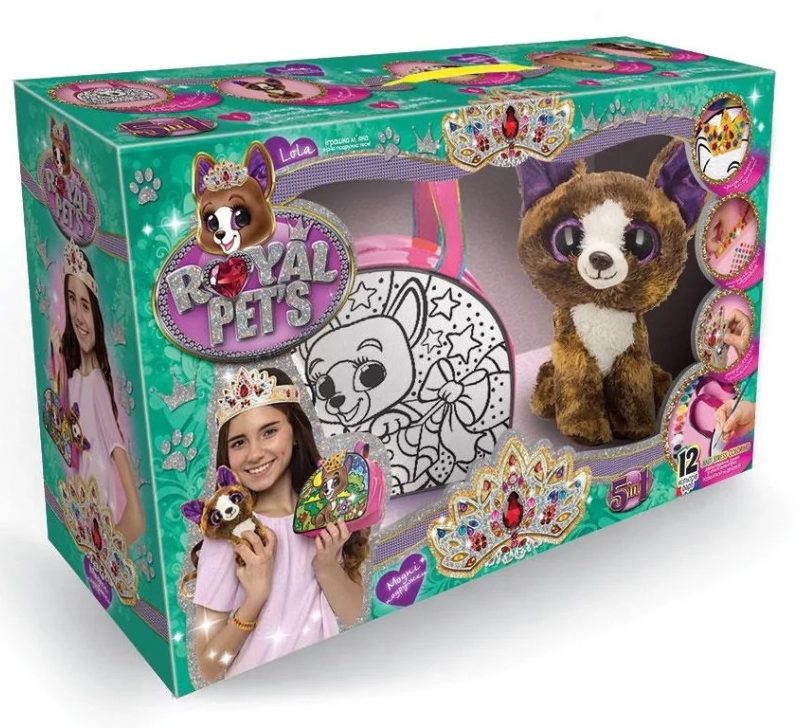 Набір креативної творчості "ROYAL PET`S" сумочка з собачкою RP-01-01-07U укр  RP-01-07U