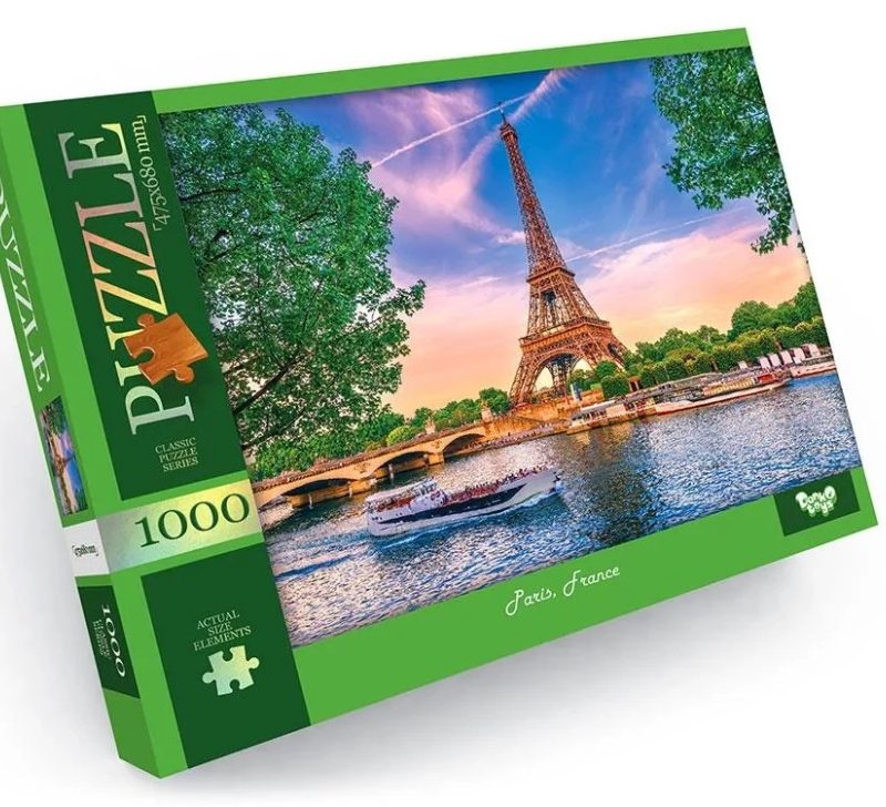 Пазл "Paris, France" Danko Toys C1000-12-04, 1000 ел.