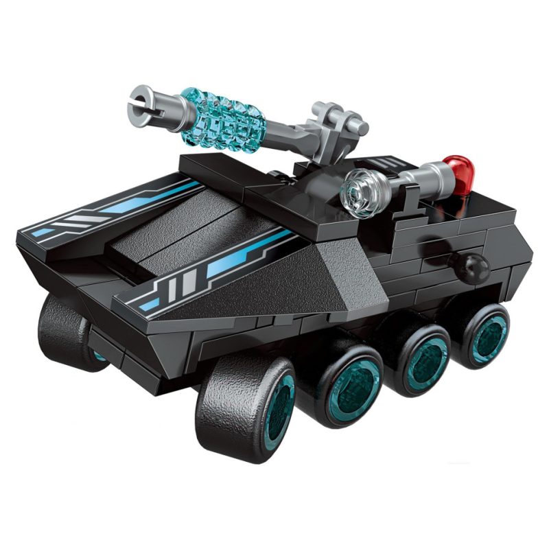 Дитячий Конструктор Qman 1413-1-8 транспорт, зброя, 95 дит. Cannon Sturmpanzer
