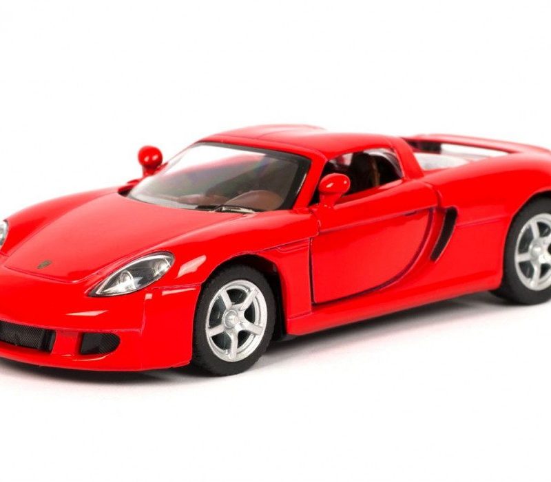 Колекційна машинка Porsche Carrera GT KT5081W інерційна Red