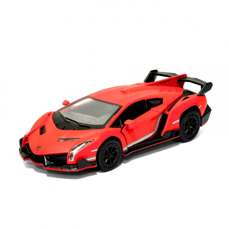 Колекційна іграшкова машинка MATTE LAMBORGHINI KT5370W інерційна  Red