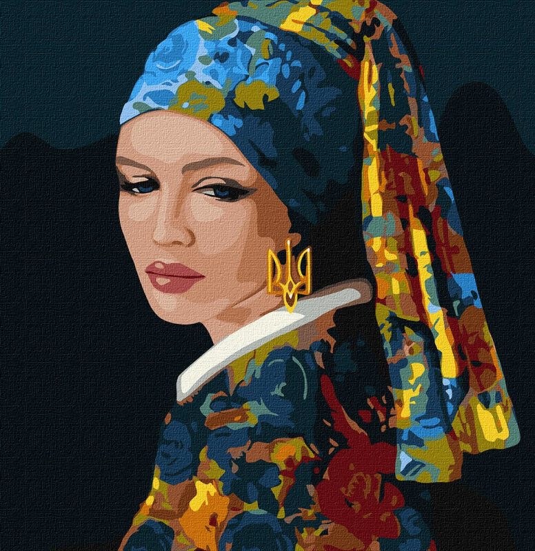 Картина за номерами "Незалежна ©111viktoriiaa" Ідейка KHO4906 40х50 см