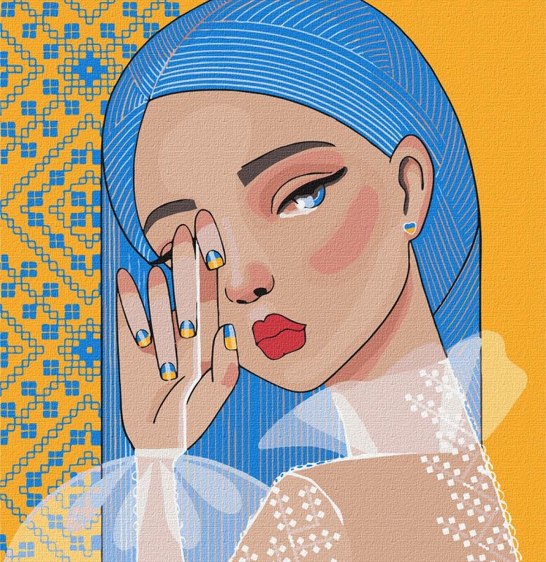 Картина за номерами "Незламна ©mosyakart" Ідейка KHO4907 40х50 см