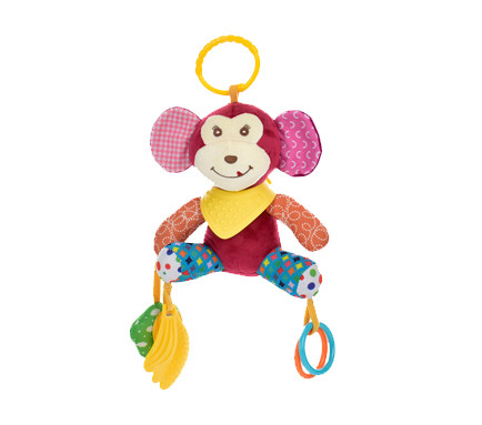 Підвіска на коляску з прорізувачем A-Toys SKK-056 Мавпочка