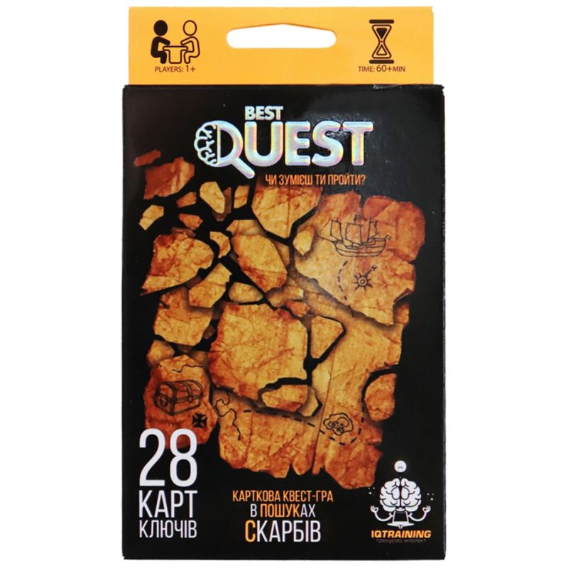 Карткова квест-гра "BEST QUEST" (укр.) BQ-01-01-04U  BQ-01-03U