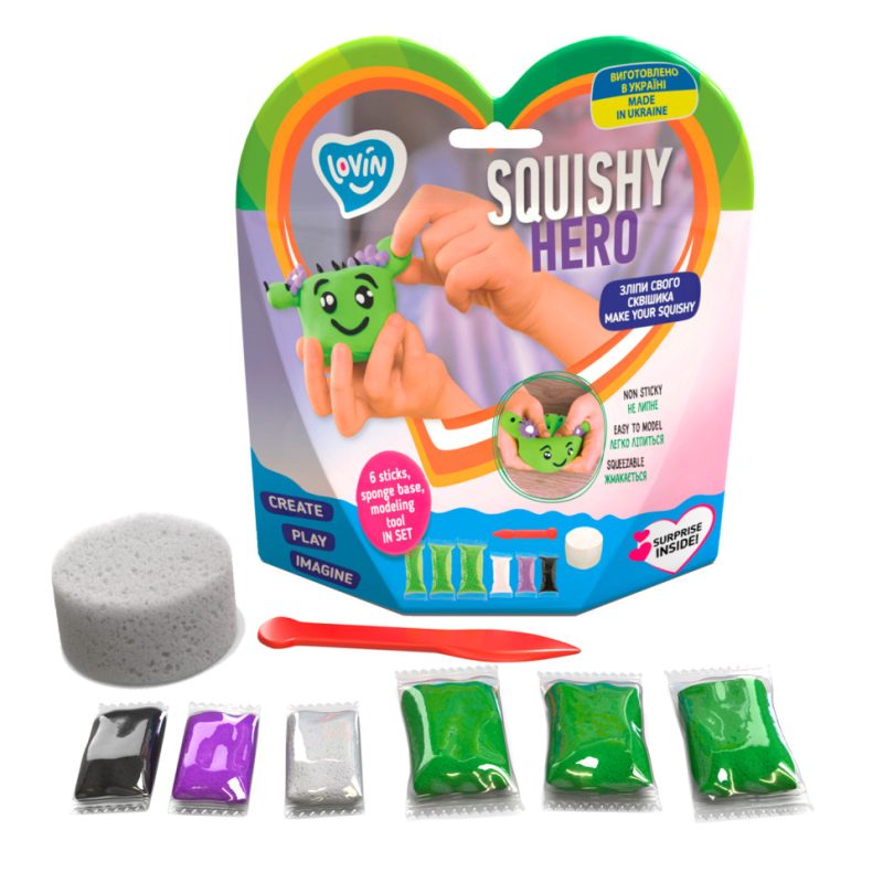 Набір для ліплення з повітряним пластиліном Squishy Cactusita TM Lovin 70124
