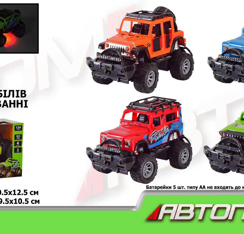 Машини р/к  АВТОПРОМ  арт. AP8834 (72шт/2) батар. короб. 22*12,5*10,5см