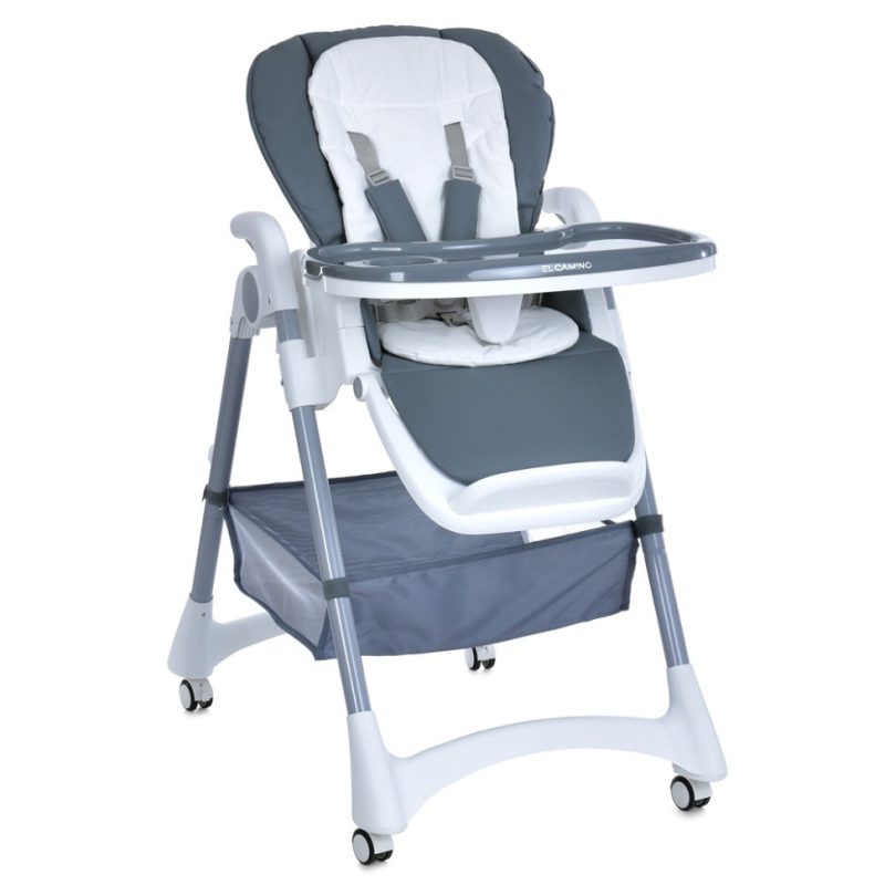 Дитячий стільчик для годування STEADY ME 1177 Storm Gray