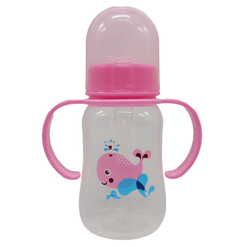 Пляшечка для годування "Кит" MGZ-0204-1(Pink) 150 мл