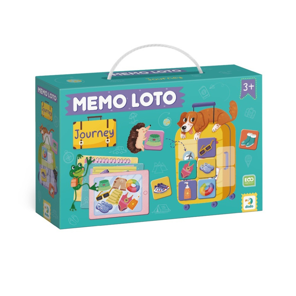 Настільна гра-лото "Збираємось у подорож" 301227, 32 фішки