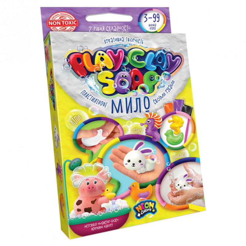 Набір креативної творчості "Пластилінове мило" Play Clay Soap PCS-02 маленький Зайчик