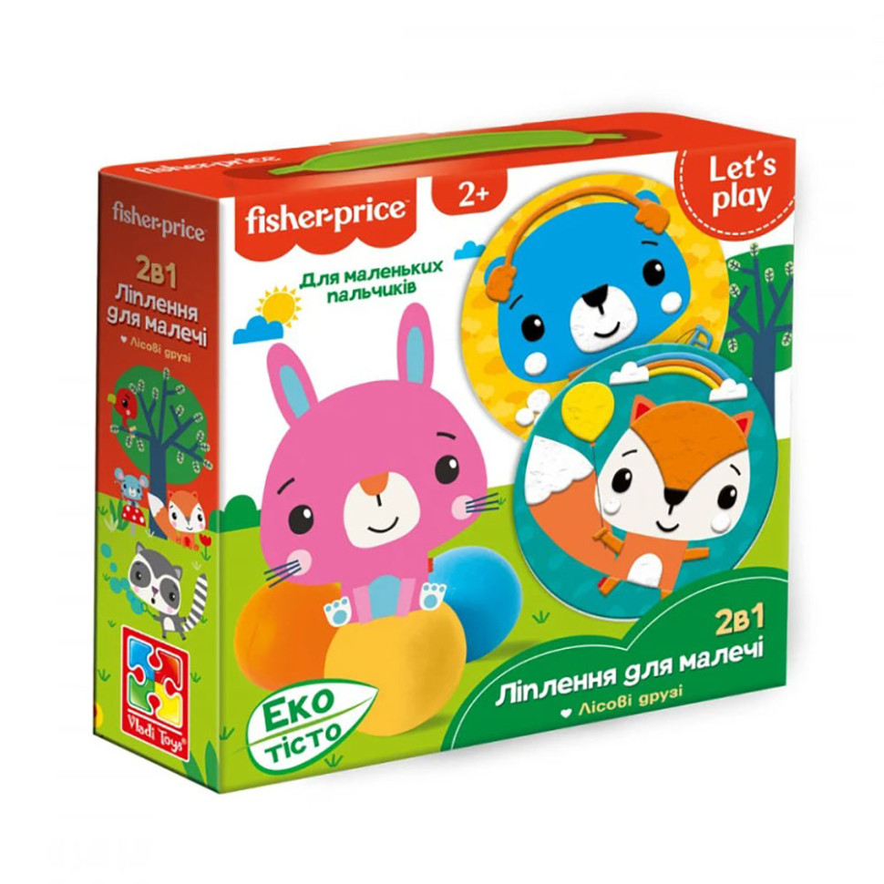 Набір для творчості Fisher Price "Лісові друзі" VT4502-04 з екотестом