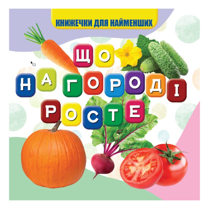 Моя перша книжечка Що росте на городі VR06041705, 10 сторінок