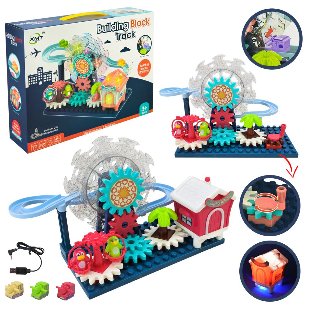 Трек батар. арт. 88008 (36шт/2) свiтло,звук короб. 32*8*24см
