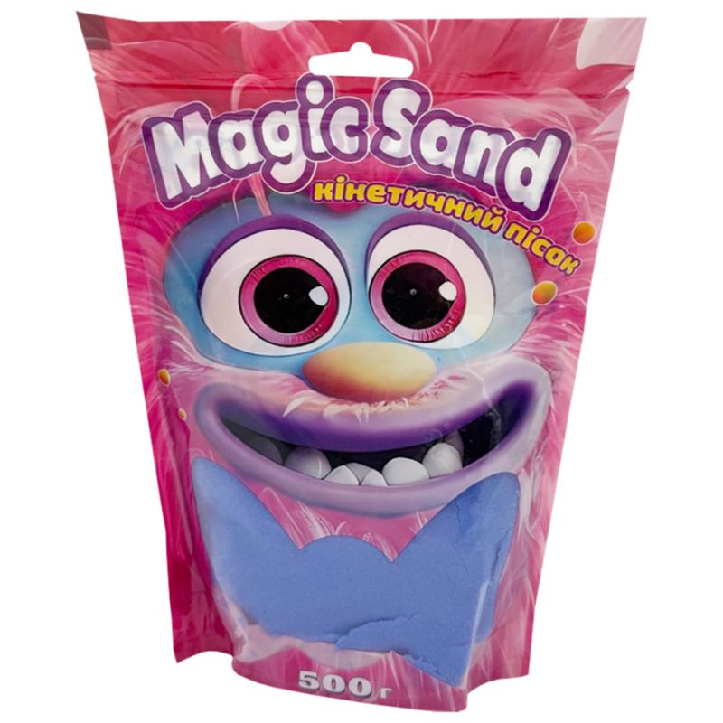 Креативна творчість "Кінетичний пісок Magic sand" 39403-9 синій 500 грам
