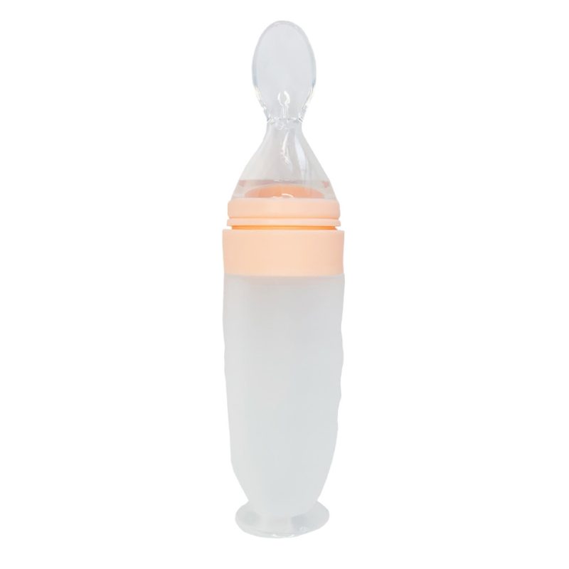 Силіконова ложка-контейнер MGZ-0108(Peach) об'єм 90 грам