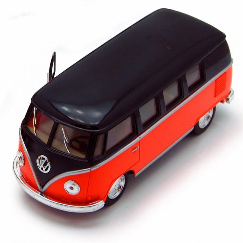 Модель автобус KT5376W Volkswagen T2 BUS  Червоний