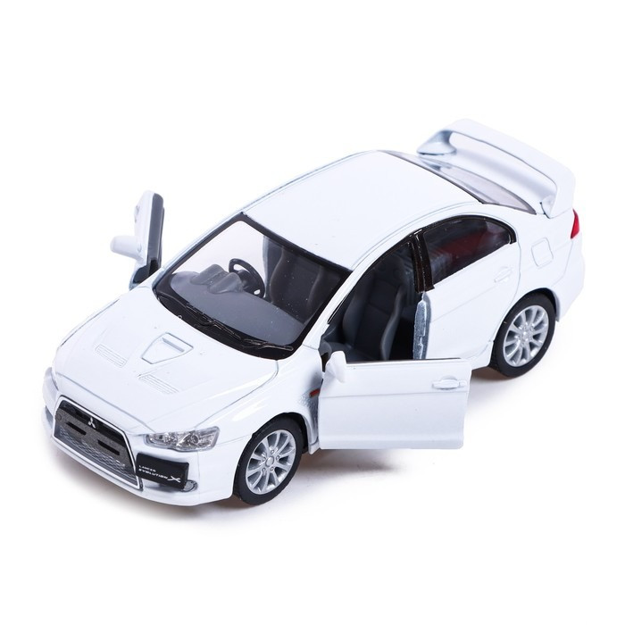 Автомодель легкова MITSUBISHI LANCER EVOLUTION X 1:36, 5" KT5329W Білий